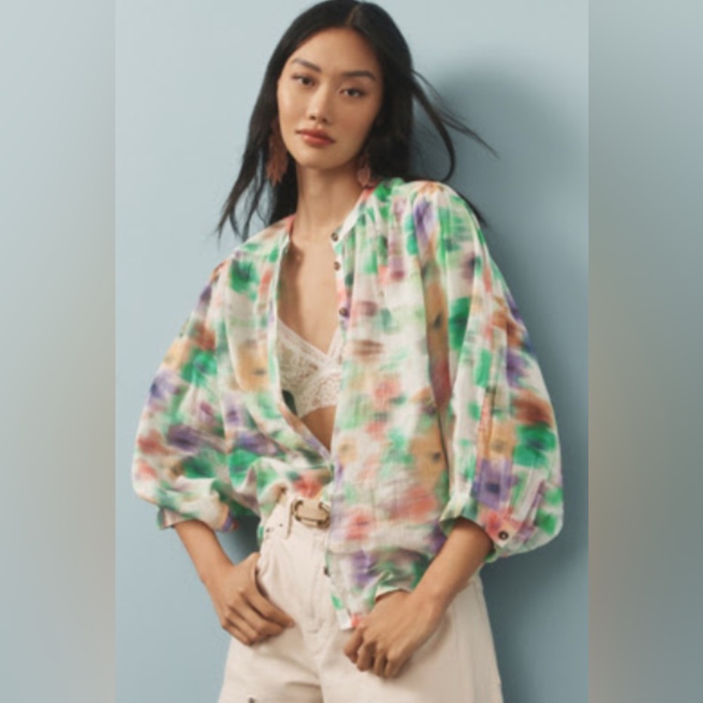 Anthropologie Pilcro The Sidney Batwing Blouse